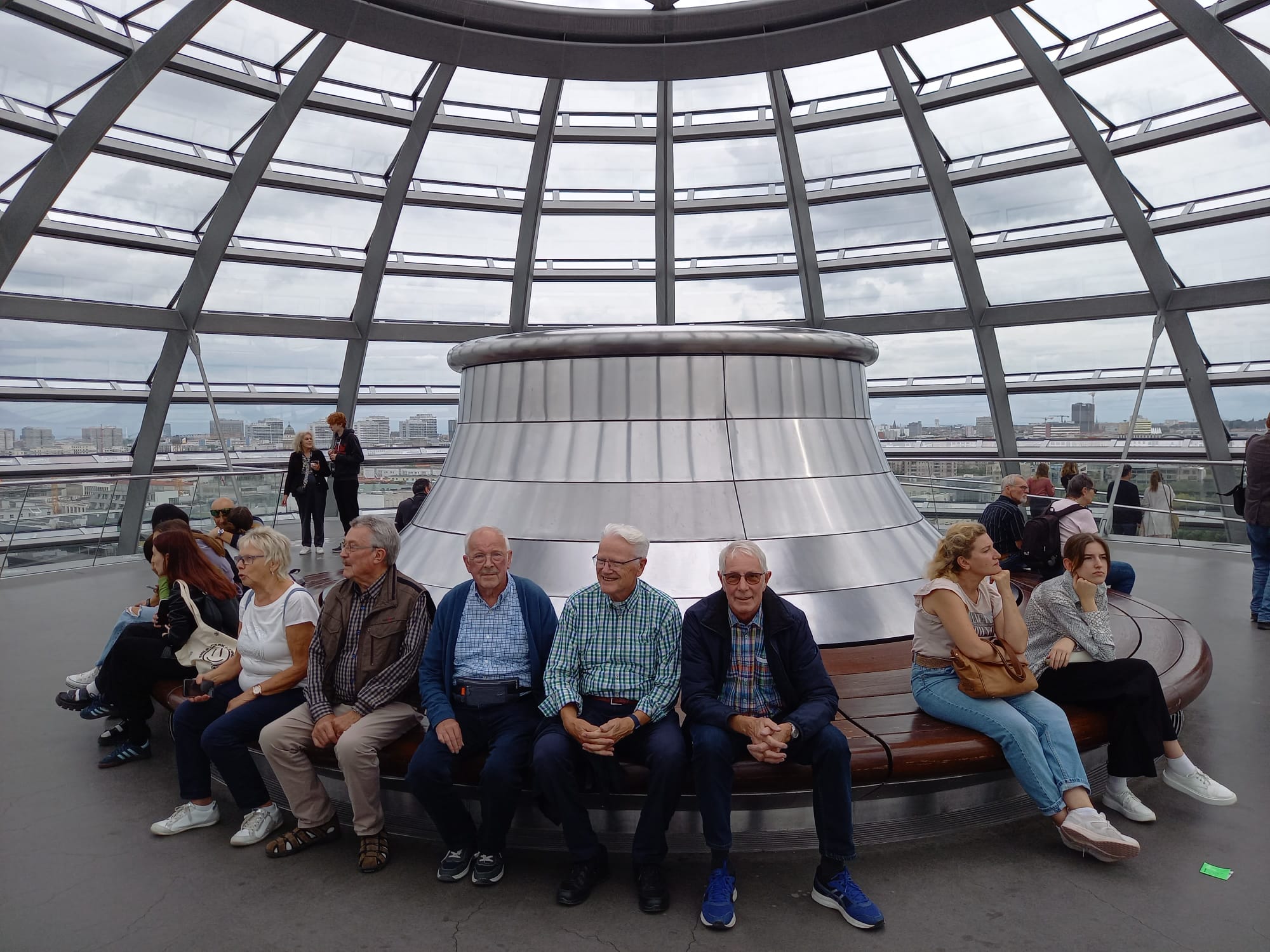In der Reichstagskuppel